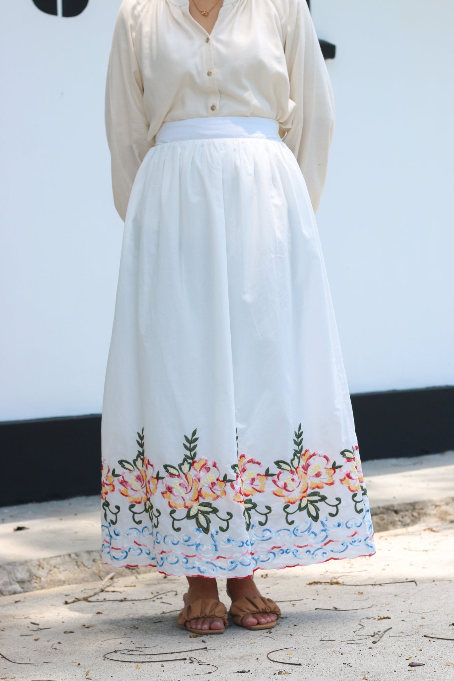 Athirah Embroided Skirt