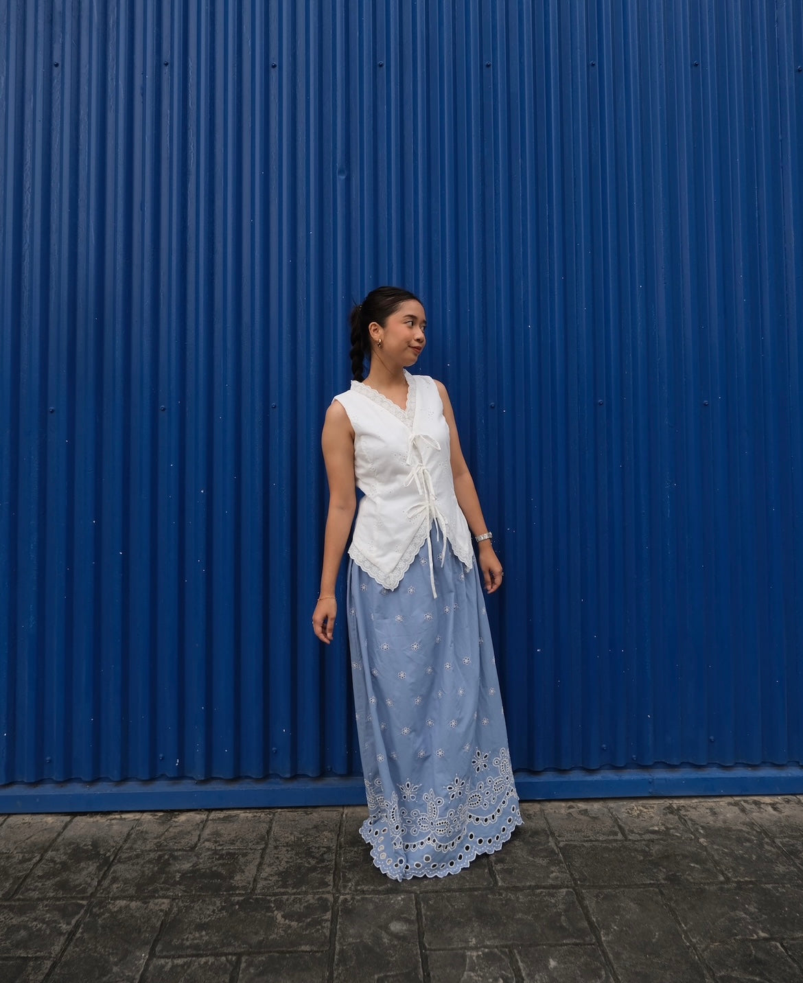 Elia Eyelet Skirt