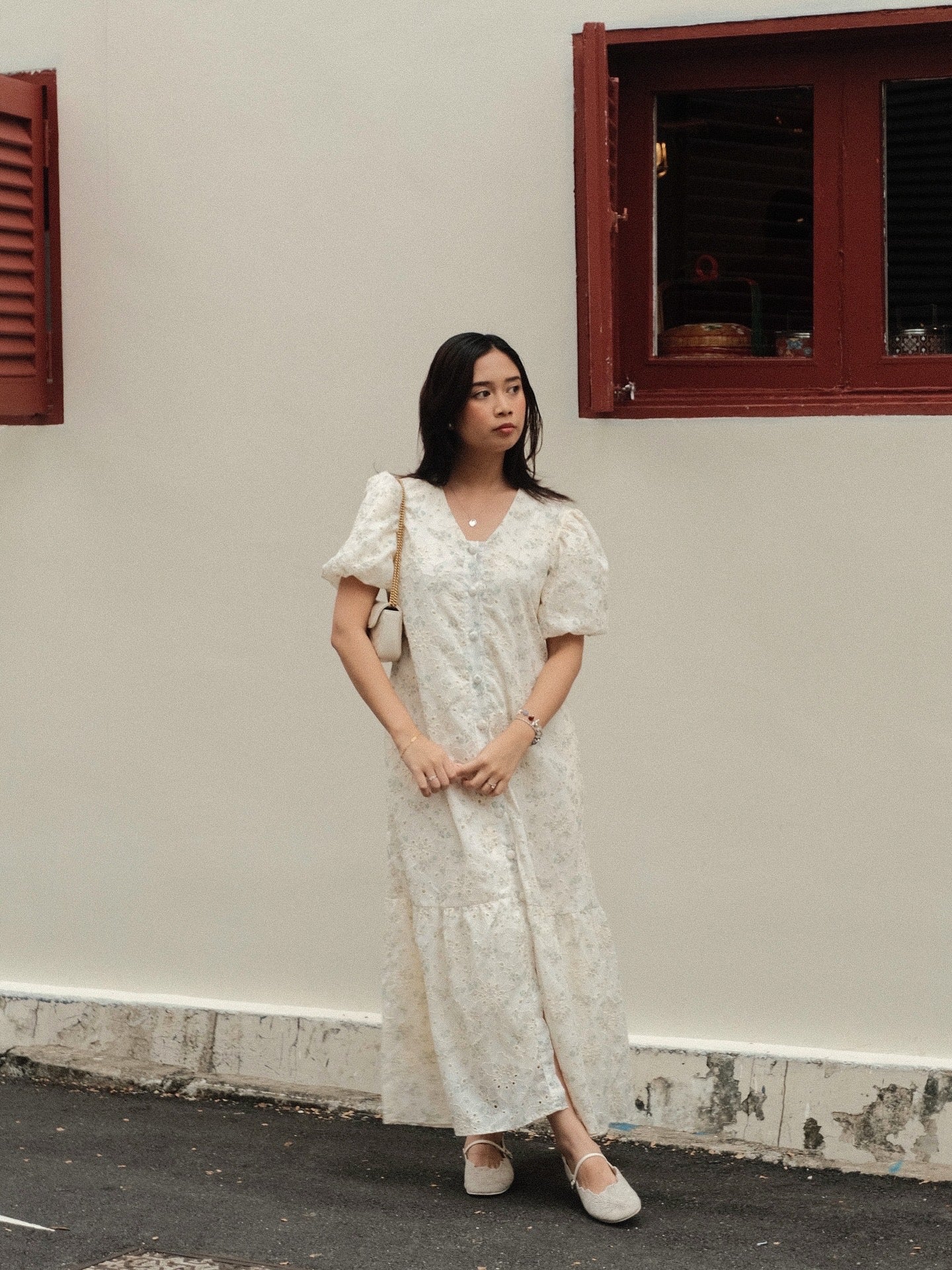 Eve Eyelet Dress
